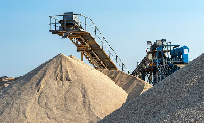 areia para construção