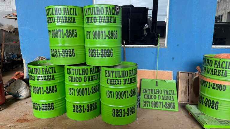 Entulho Fácil mais do que um tambor, a solução inteligente