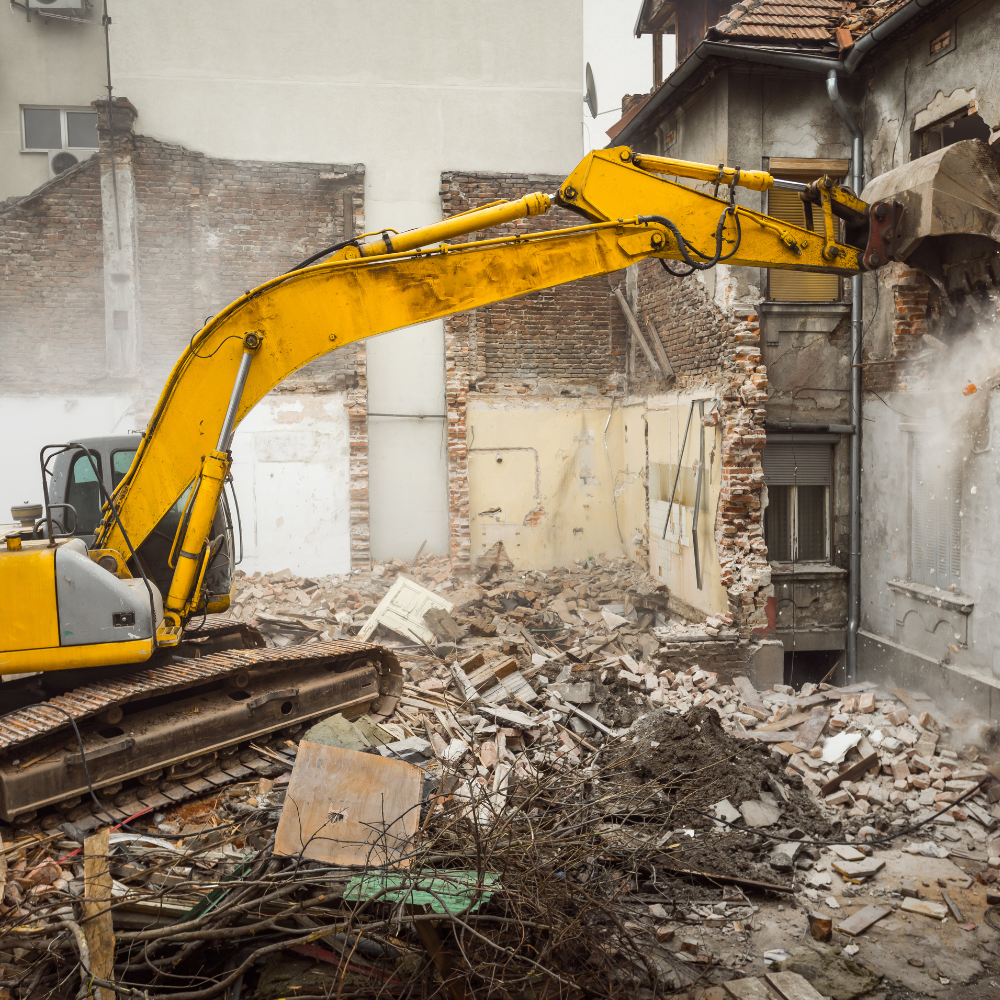 demolição de casas